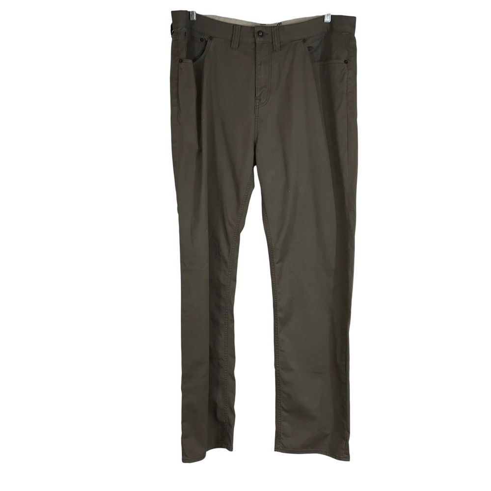 PrAnaโ Men's Khaki Straight Leg Casual Outdoor Pants Size 40
